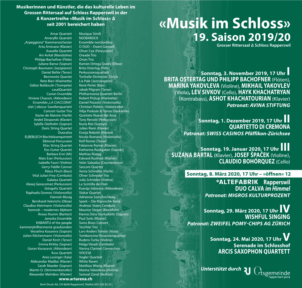 «Musik Im Schloss»