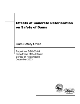 Effects of Concrete Deterioration on Safety of Dams