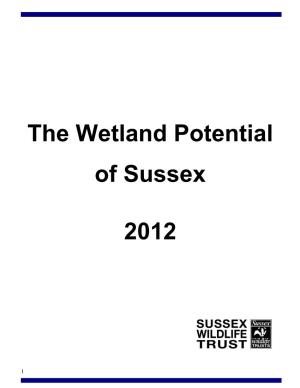 State of Sussex Wetlands Report 2012