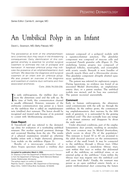 An Umbilical Polyp in an Infant
