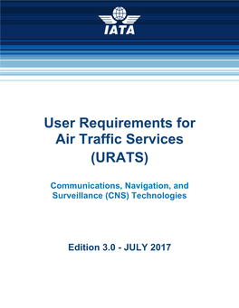 User Requirements for Air Traffic Services (URATS)