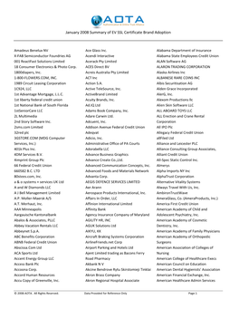 January 2008 Summary of EV SSL Certificate Brand Adoption