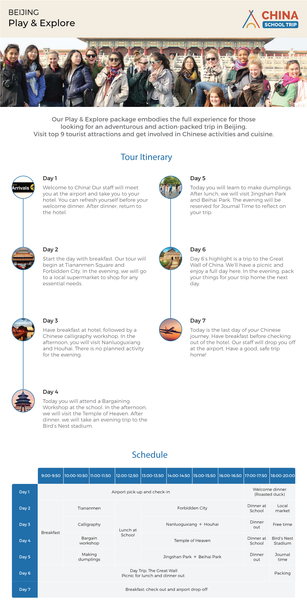 View Beijing Itinerary (PDF)