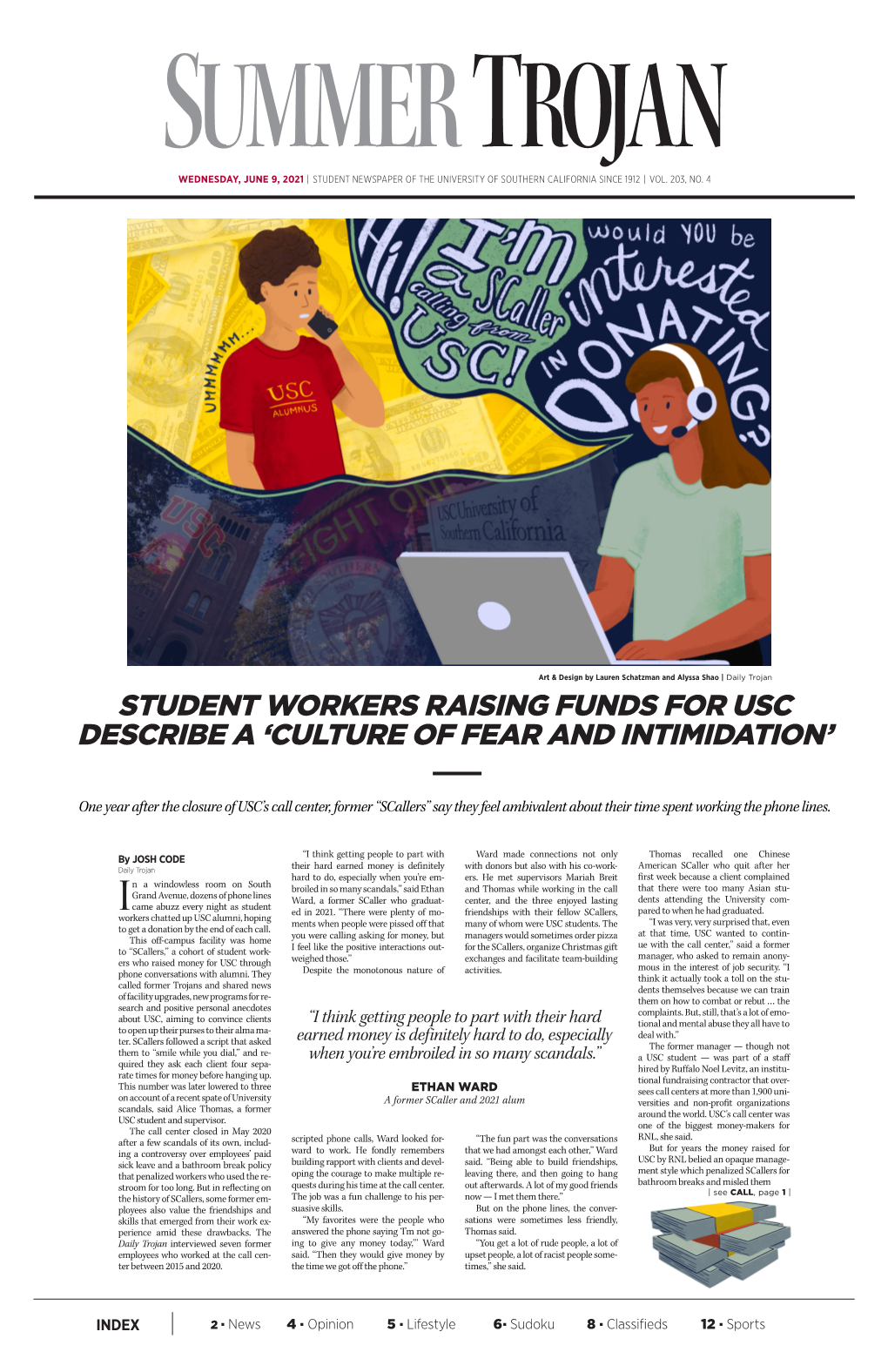Student Workers Raising Funds for Usc Describe a 'Culture of Fear and Intimidation'