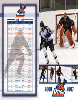 Print 07 Men Hockey Media Guide.Qxd