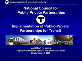 National Council for Public-Private Partnerships