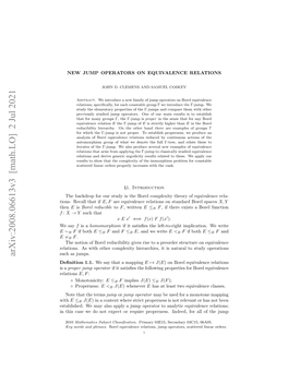 Arxiv:2008.06613V3 [Math.LO] 2 Jul 2021 Then F Esay We Nti Aew Ontepc Rrqiepoens.Ide,Fra for Indeed, Properness