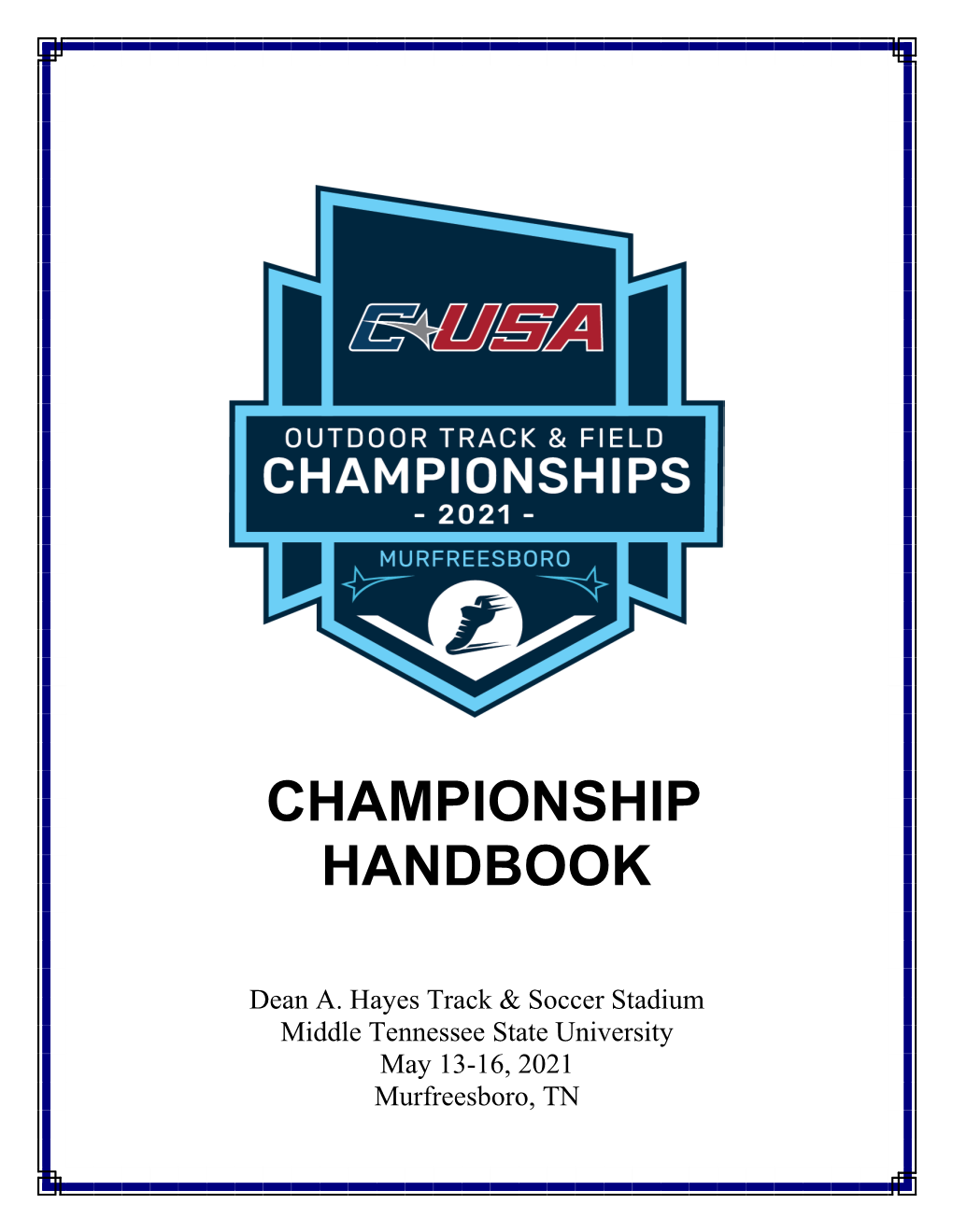 Championship Handbook