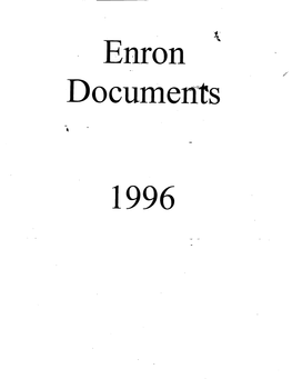 Enron Documents 1996