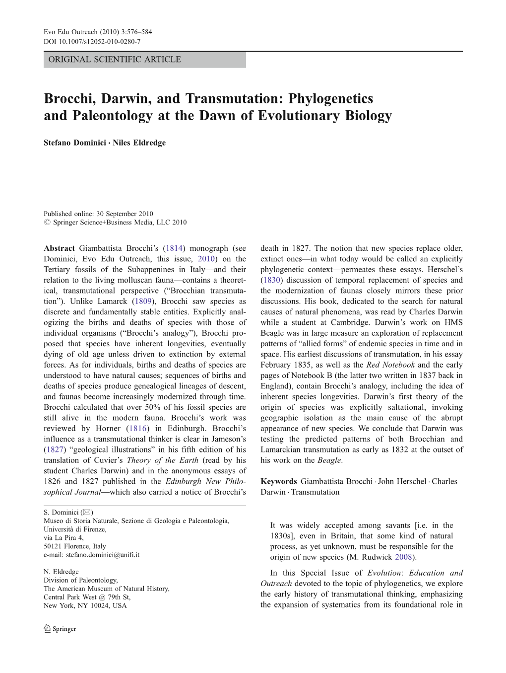 Phylogenetics and Paleontology at the Dawn of Evolutionary Biology