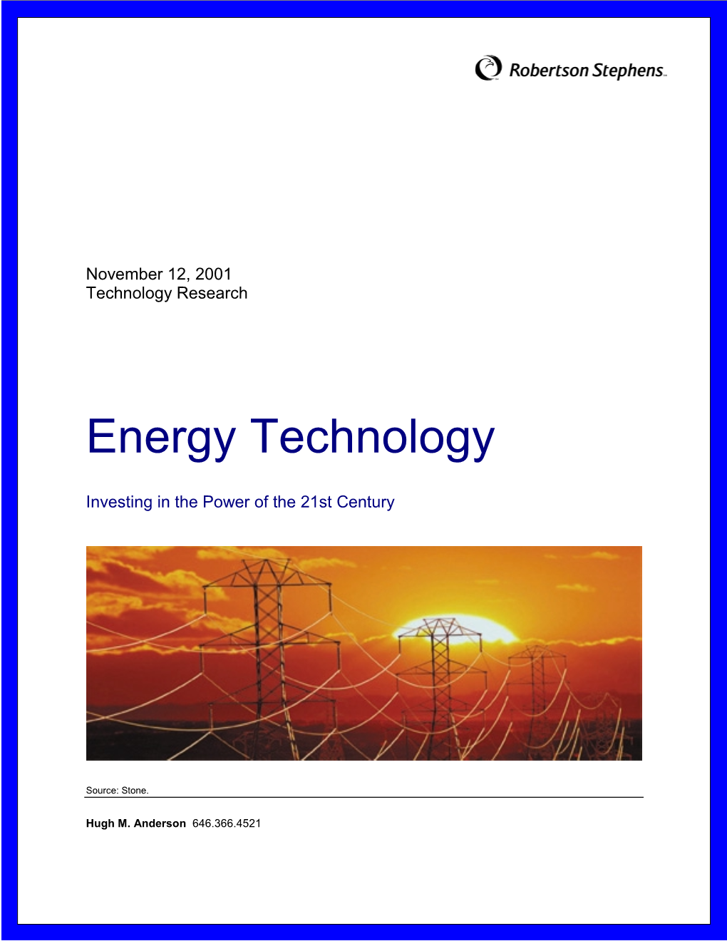 Energy Technology