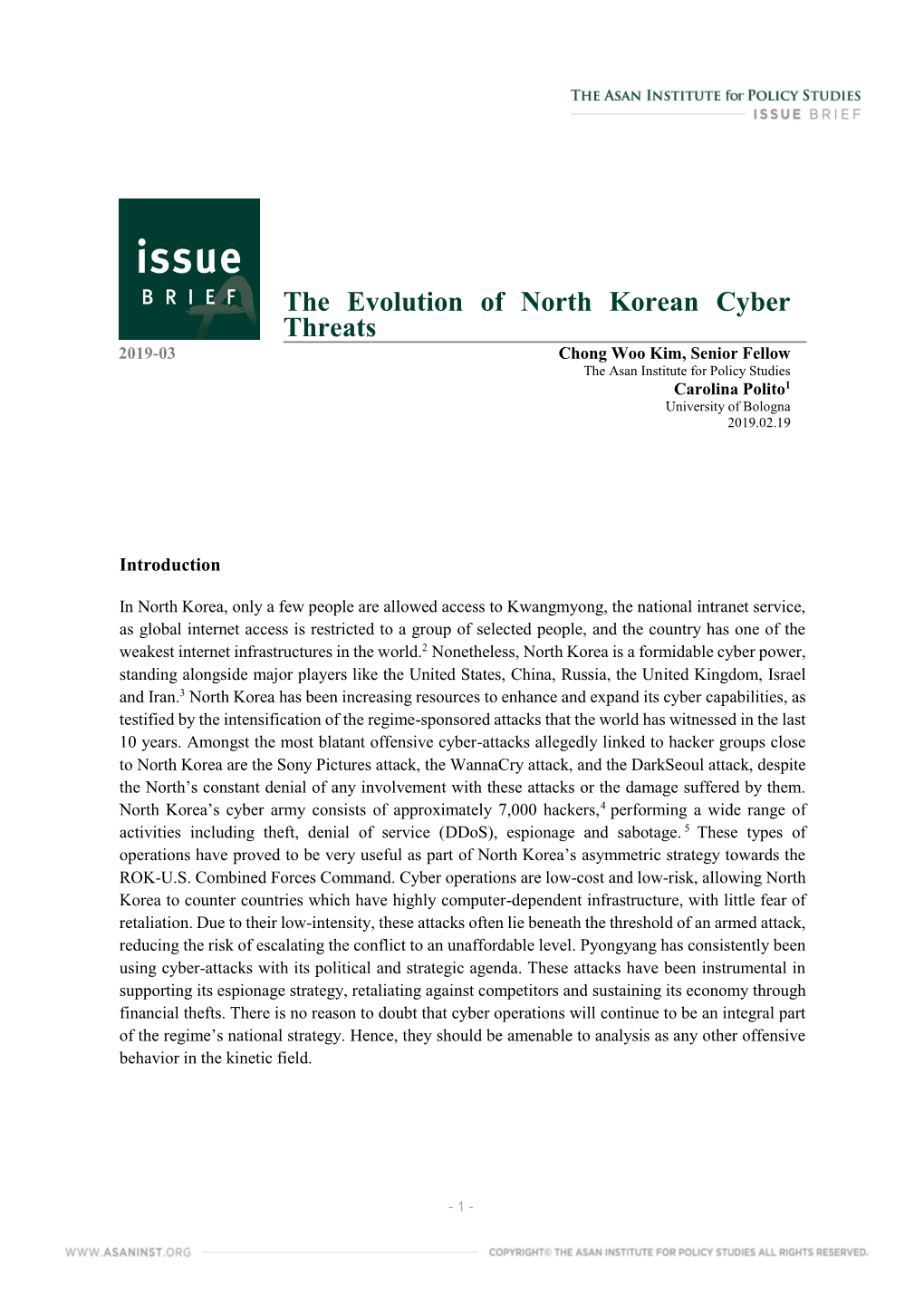 The Evolution of North Korean Cyber Threats