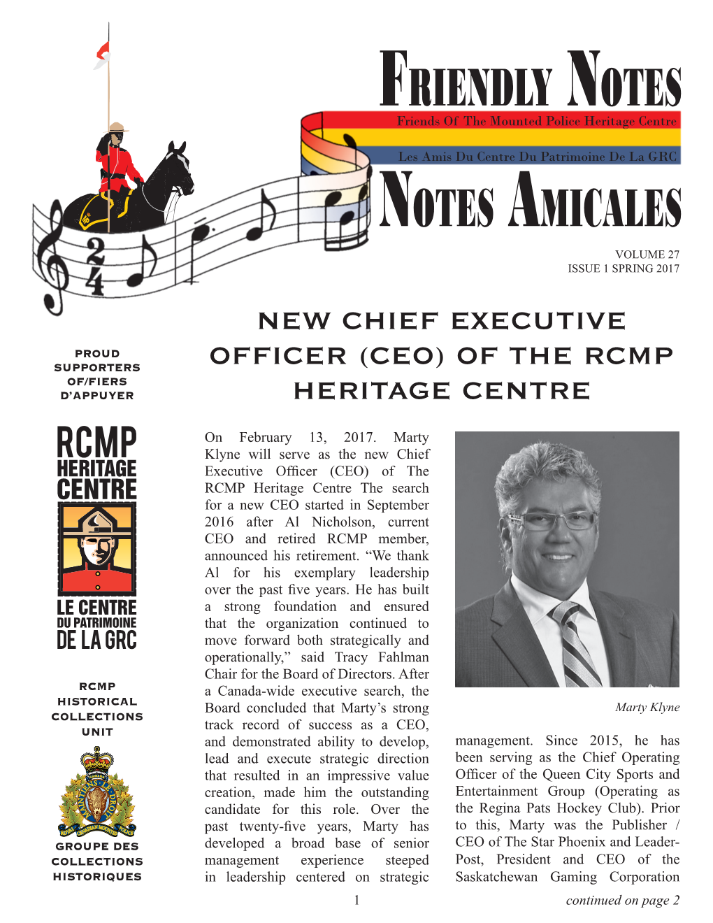 Friends-RCMP-Summer-2017-Newsletter.Pdf