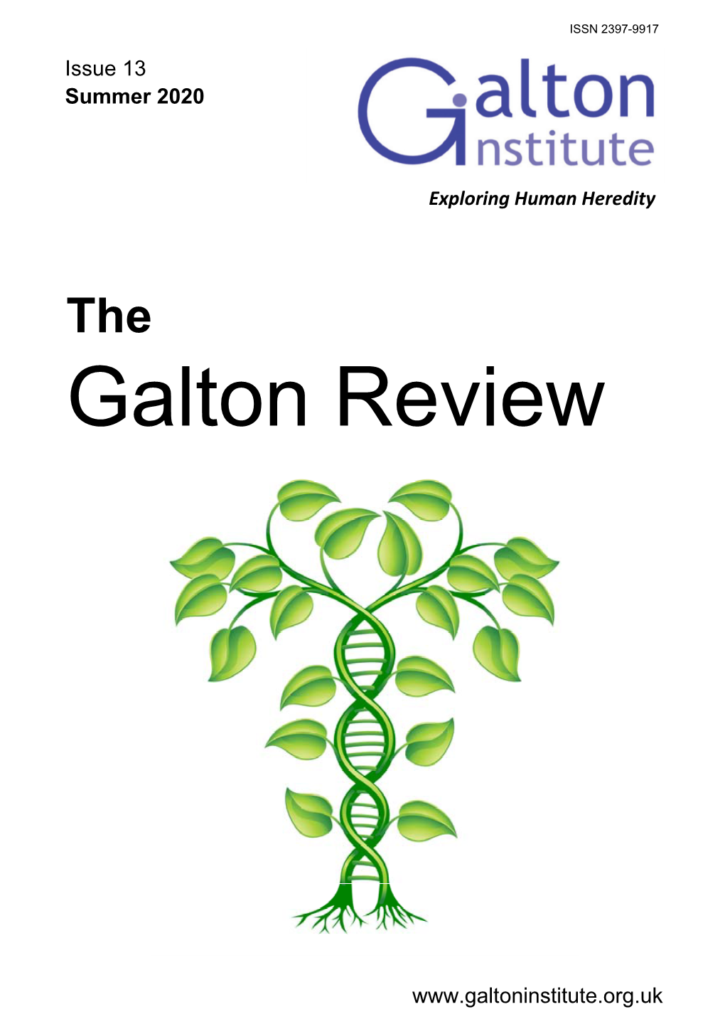 Galton Review Issue 13