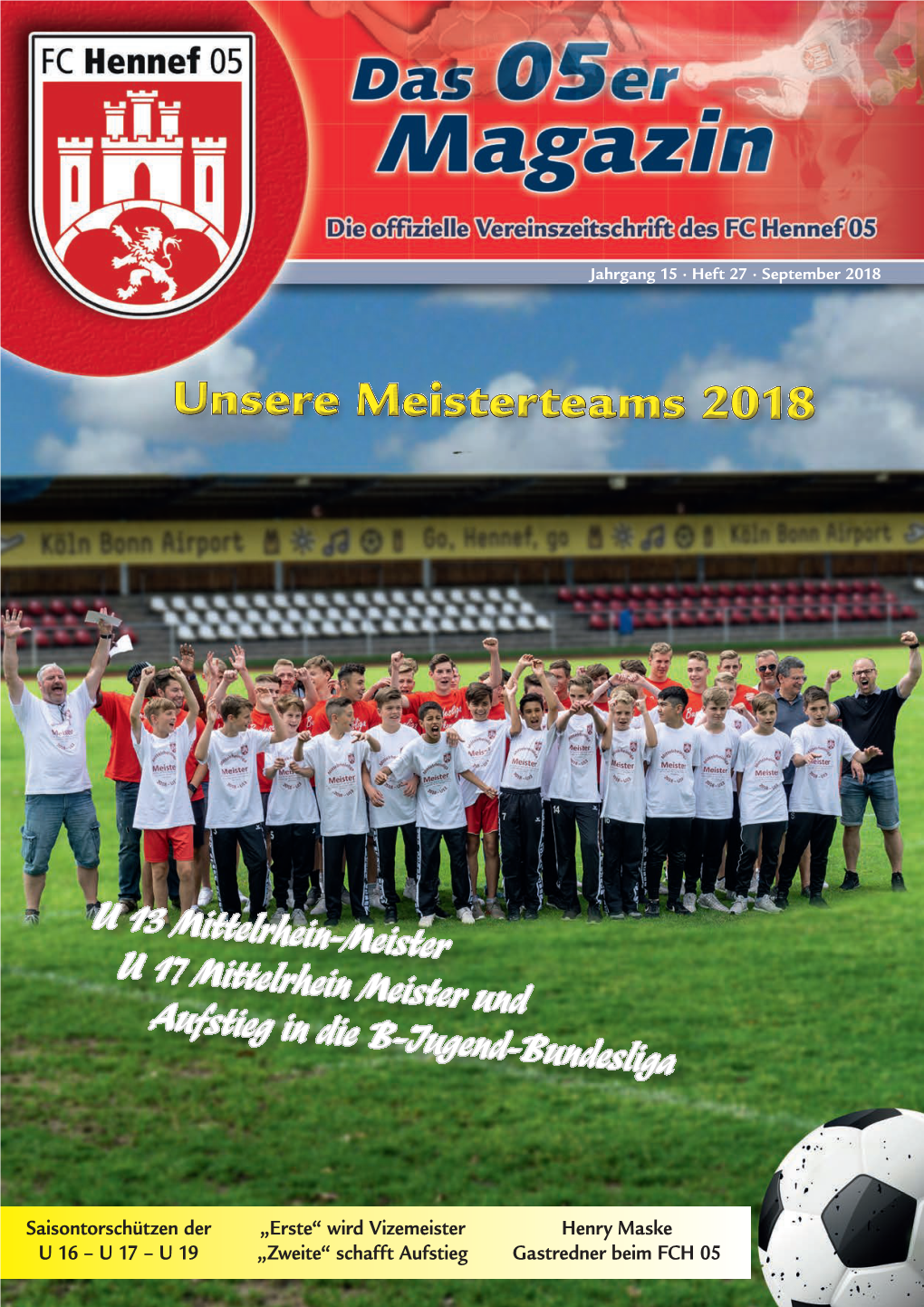 Unsere Meisterteams 2018