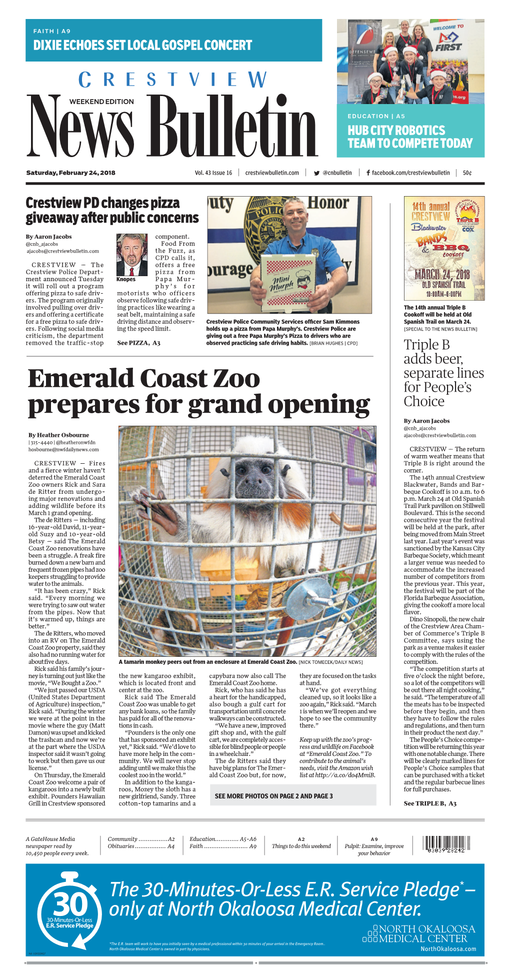 Emerald Coast Zoo Prepares for Grand Opening