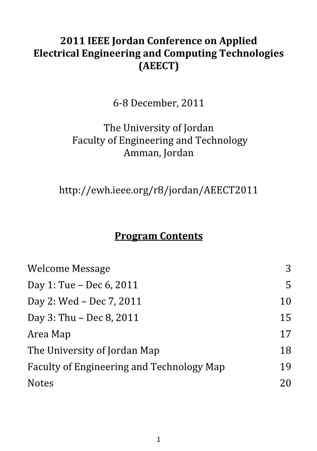 2011 IEEE Jordan Conference on Applied Electrical Engineering and Computing Technologies (AEECT)