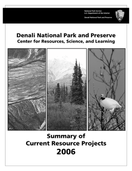 Summary of Current Resource Projects 2006