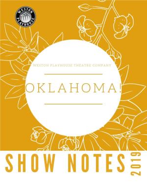 Copy of Oklahoma Show Notes