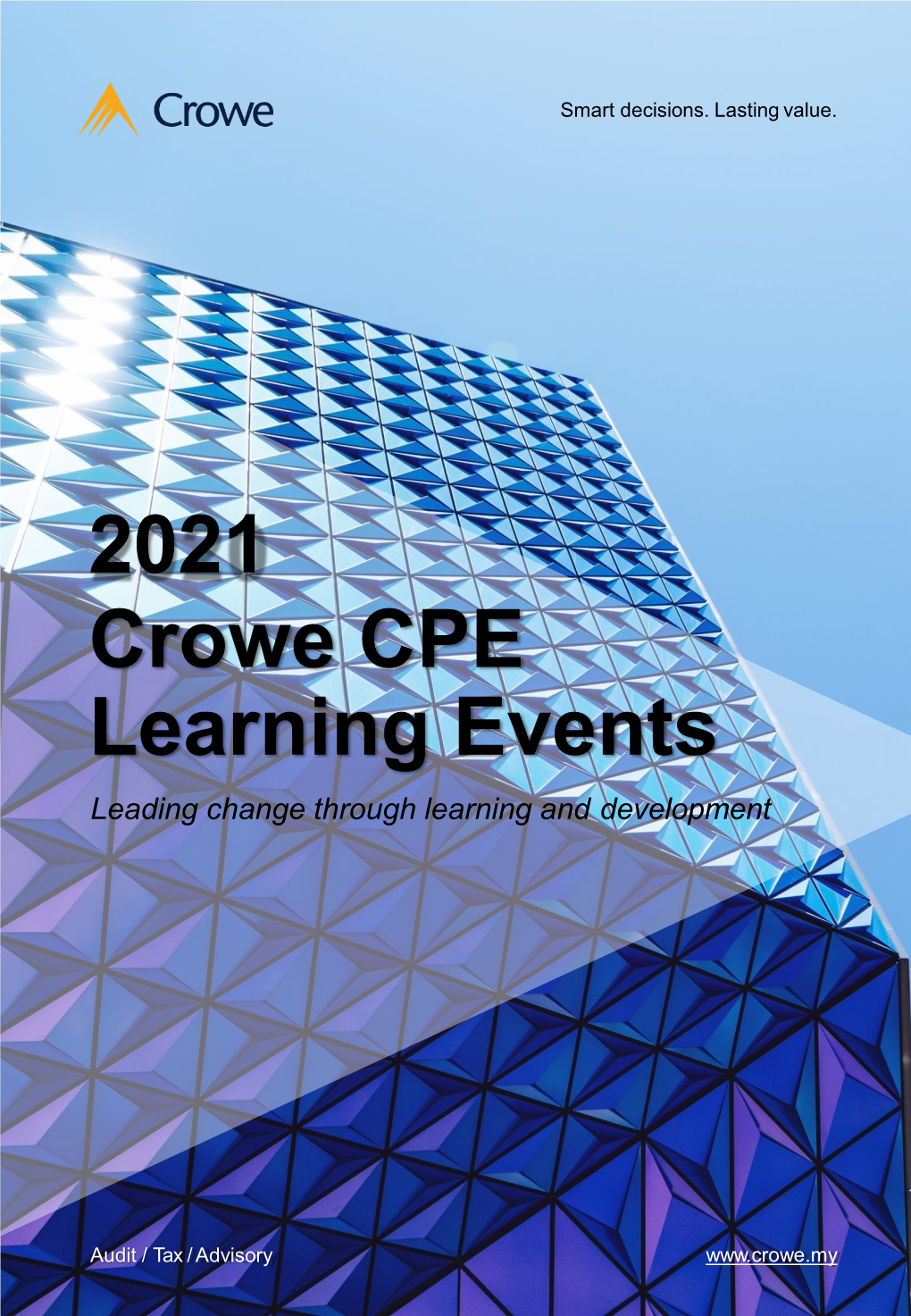 2021 Crowe CPE Learning Events Leading Change Through Learning and Development