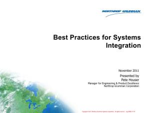 Best Practices for Systems Integration