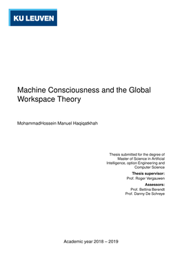 Machine Consciousness and the Global Workspace Theory