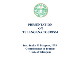 Presentation on Telangana Tourism