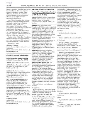 Federal Register/Vol. 69, No. 101/Tuesday, May 25, 2004/Notices
