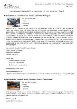 Homes for Sale in Cuba Width 3 Or More Rooms, 3 Or More Bathrooms - Page 1