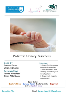 L14-Pediatric Urinary Disorders.Pdf
