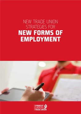 New Trade Union Strategies for New Forms of Employment