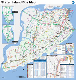 Staten Island Bus Map