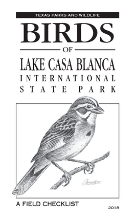 Birds of Lake Casa Blanca International State Park