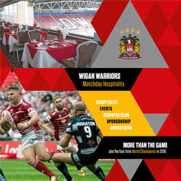 Hospitality Events Business Club Sponsorship Advertising Wigan
