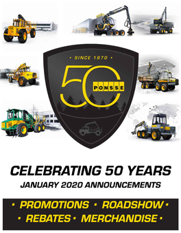 Celebrating 50 Years January 2020 Announcements