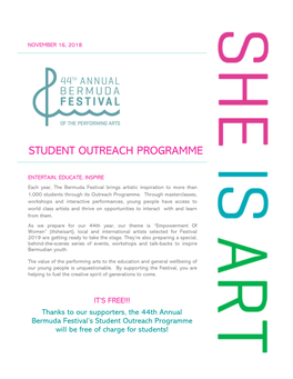 Student Outreach Programme