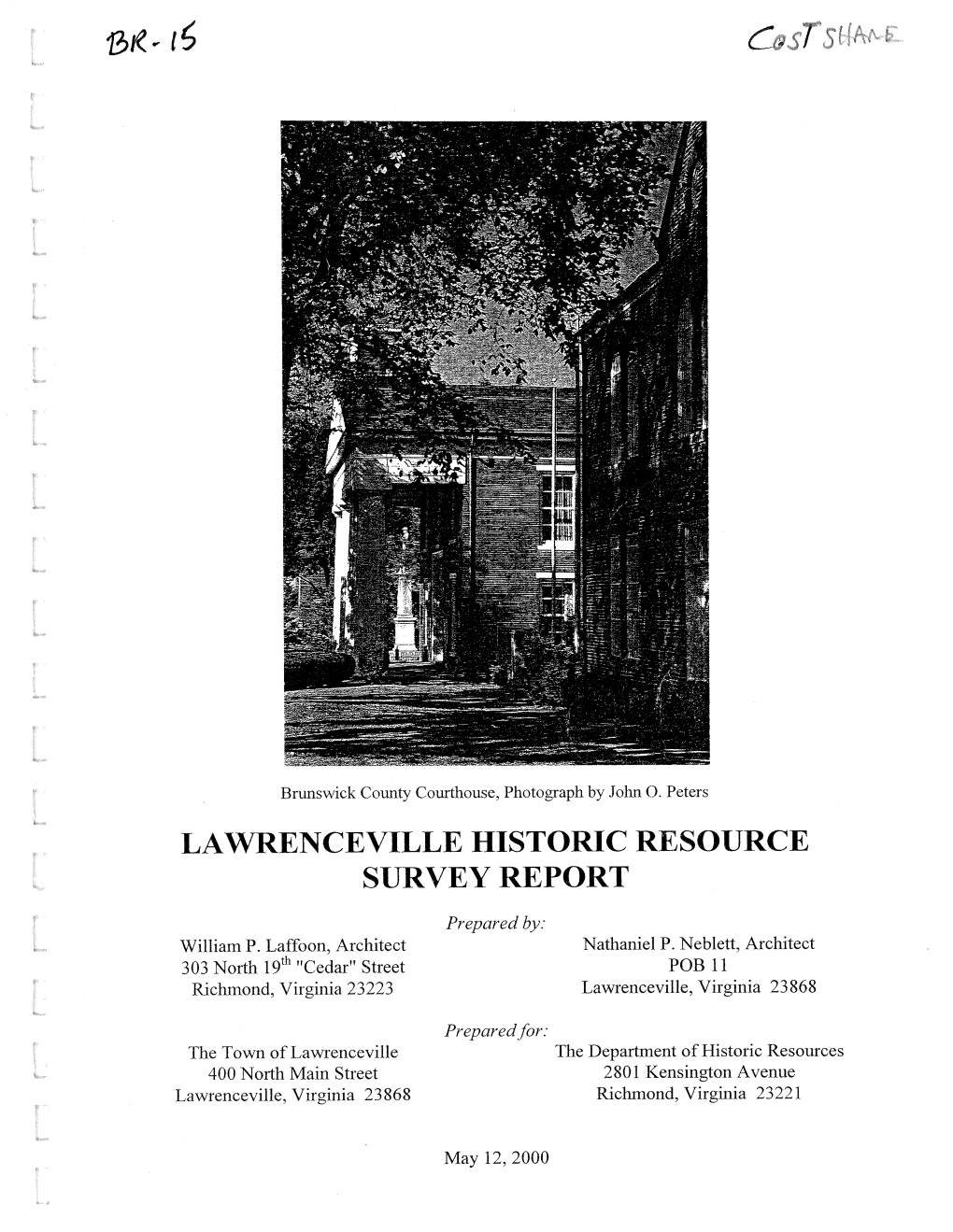 Lawrenceville Historic Resource Survey Report