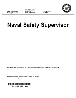Naval Safety Supervisor