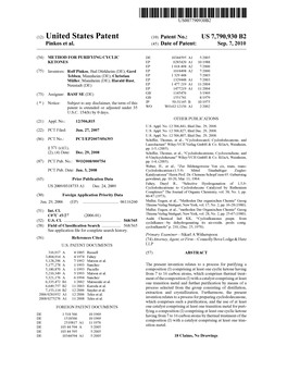 (12) United States Patent (10) Patent No.: US 7,790,930 B2 Pinkos Et Al
