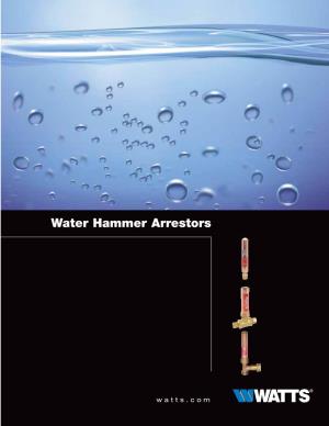 Water Hammer Arrestors Materials Water Hammer Arrestor Should Be Selected