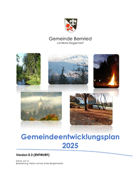 Gemeindeentwicklungsplan 2025
