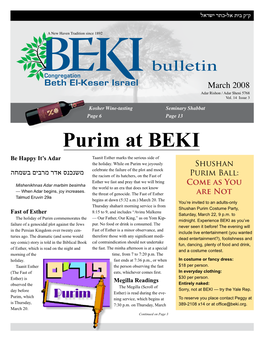 BEKI Bulletin March 2008 Web Edition