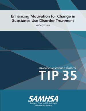 SAMHSA TIP 35 Enhancing Motivation for Change in Substance