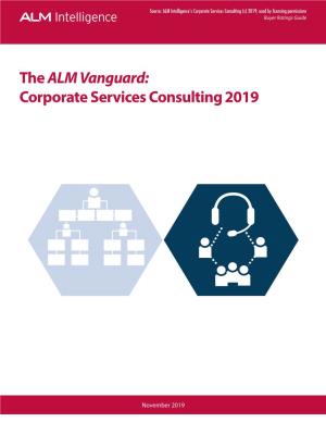 The ALM Vanguard: Corporate Services Consulting2019