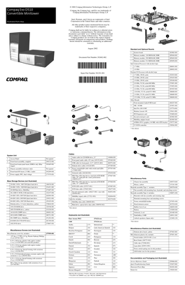 Compaq Evo D510 Convertible Minitower