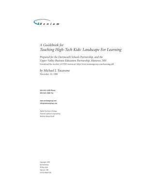 Landscape for Learning