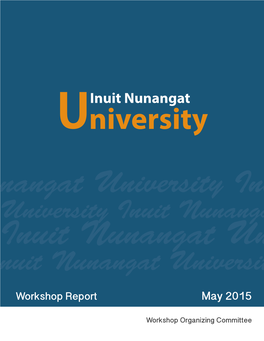 Inuit Nunangat University Workshop Report
