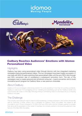 Cadbury Reaches Audiences' Emotions with Idomoo Personalized