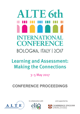 Learning and Assessment: Making the Connections