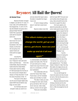 Beyonce: All Hail the Queen!